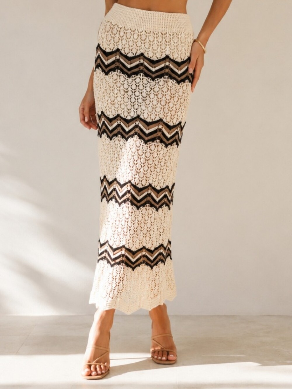 Open Back Cotton Knited Set